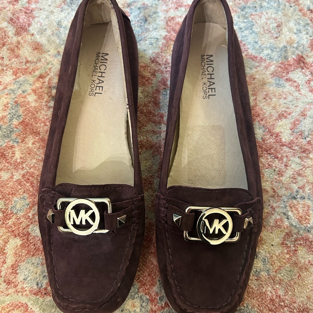 Michael Kors Women's Dark Purple Loafers